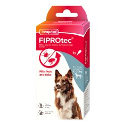 Beaphar FIPROtec Spot-On for Medium Dogs 1 pipette