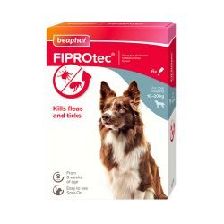 Beaphar FIPROtec Spot-On for Medium Dogs 6 pipette