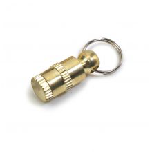 Ancol Dog Identification Tube Brass