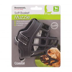 Rosewood Soft Muzzle Black. Size 3